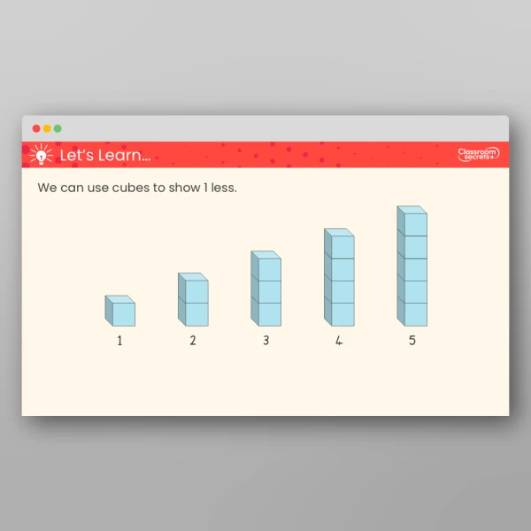 An image of the 1 Less Teaching PPT Resource