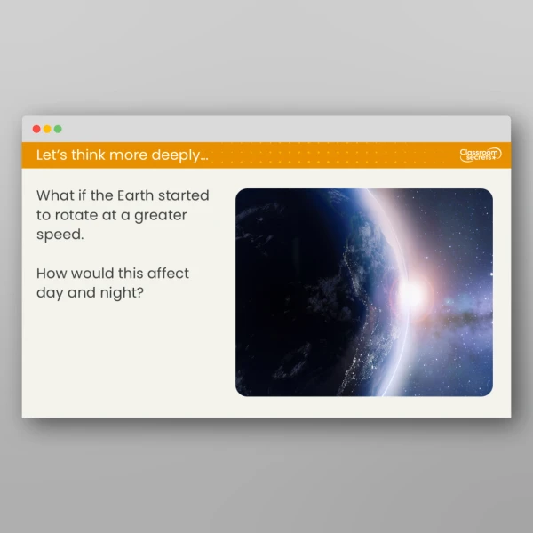 An image of the Lesson 5: Why do We Have Day and Night? Resource
