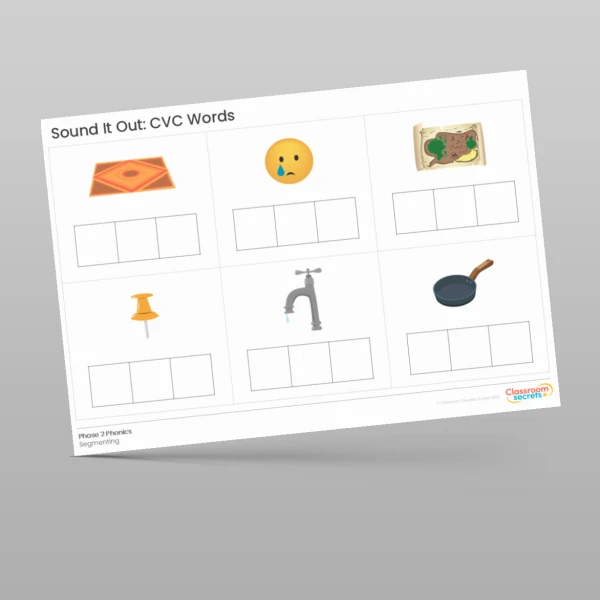 An image of the Phonics Sound It Out: CVC Words Resource