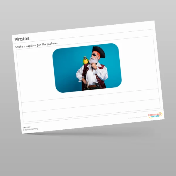 An image of the Pirates Literacy Activities Resource