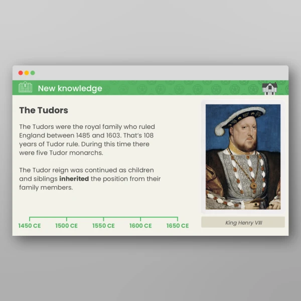 An image of the Lesson 1: Who Were the Tudors? PPT Resource