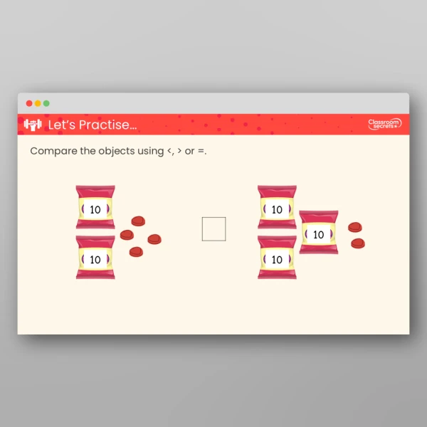 An image of the Compare Objects Teaching PPT Resource