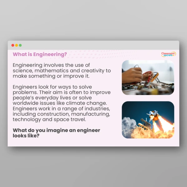 An image of the Women in Engineering Teaching PPT Resource