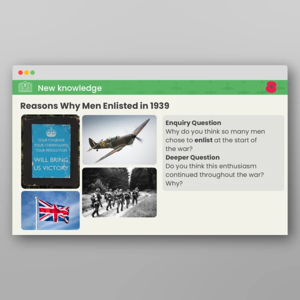 An image of the What Was Life Like as a Soldier? PPT Resource
