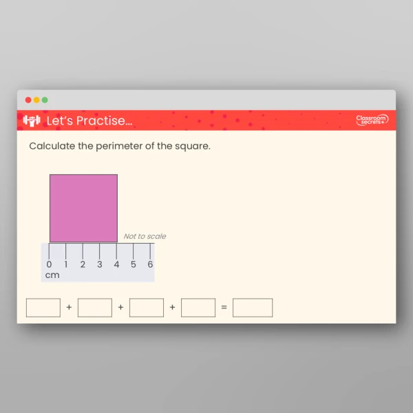 An image of the Measure Perimeter Teaching PPT Resource