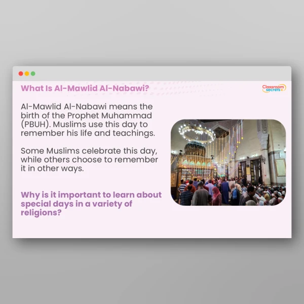 An image of the Al‑Mawlid Al‑Nabawi Whole School Assembly Resource