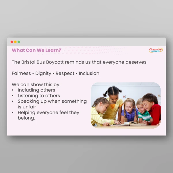 The Bristol Bus Boycott Whole School Assembly