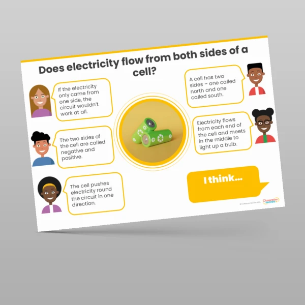 An image of the Electricity Concept Cartoons Resource