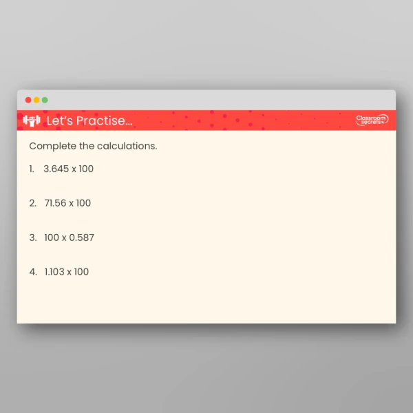 An image of the Multiply by 10, 100 and 1,000 Teaching PPT Resource