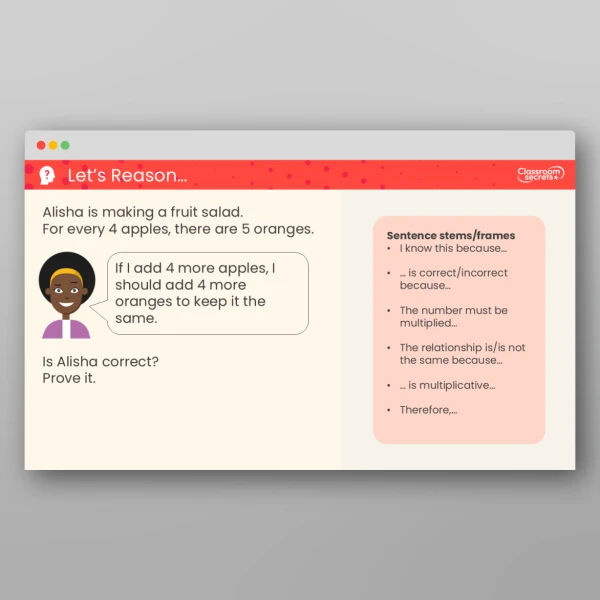 An image of the Use Ratio Language Teaching PPT Resource