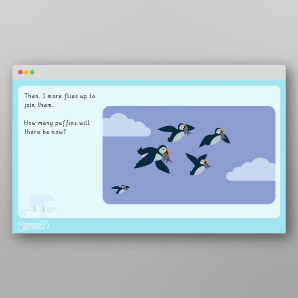 An image of the Amazing World - Polar Regions Maths Story Resource