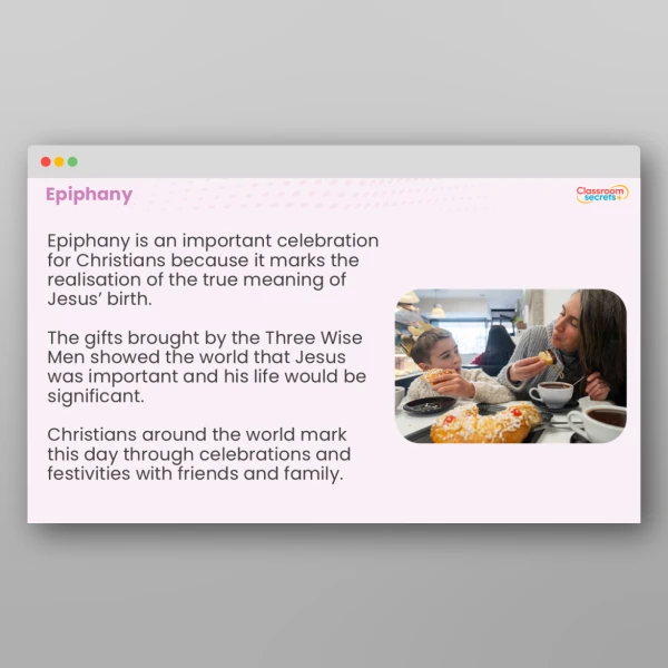 An image of the Epiphany Whole School Assembly Resource