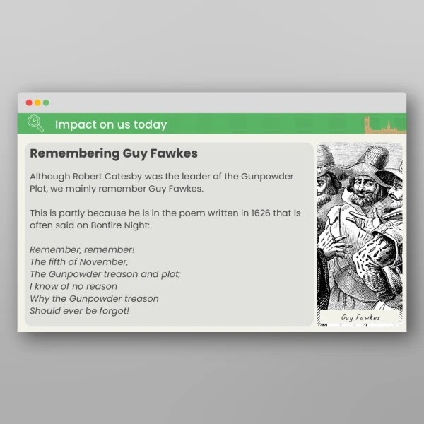 An image of the The Gunpowder Plot Who Took Part in the Gunpowder Plot? PPT Resource