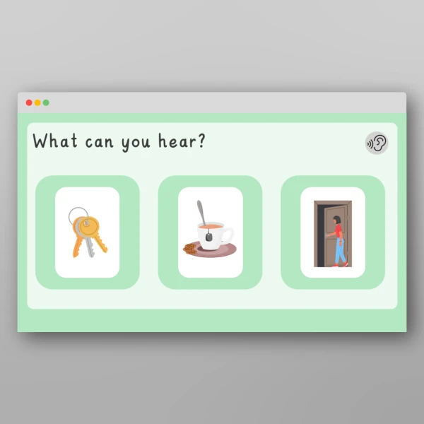 An image of the Phase 1 Phonics Environmental Sounds Home PPT Resource