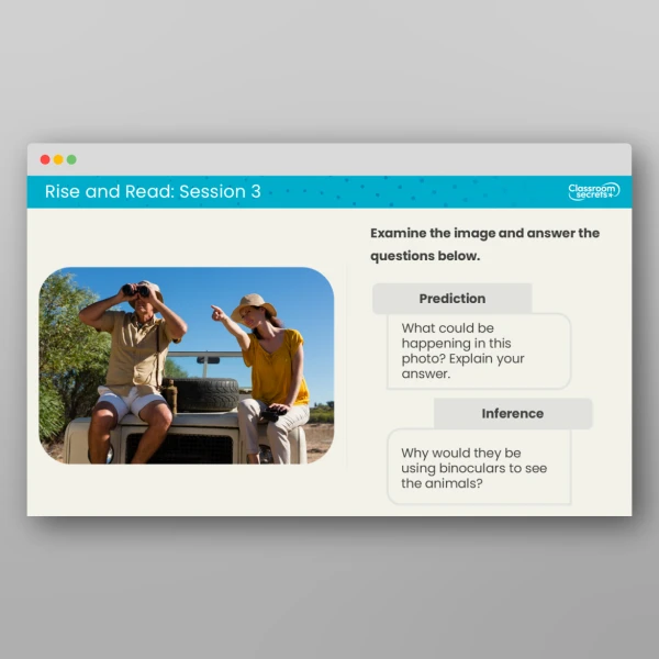 An image of the Rise and Read Jane Goodall Resource