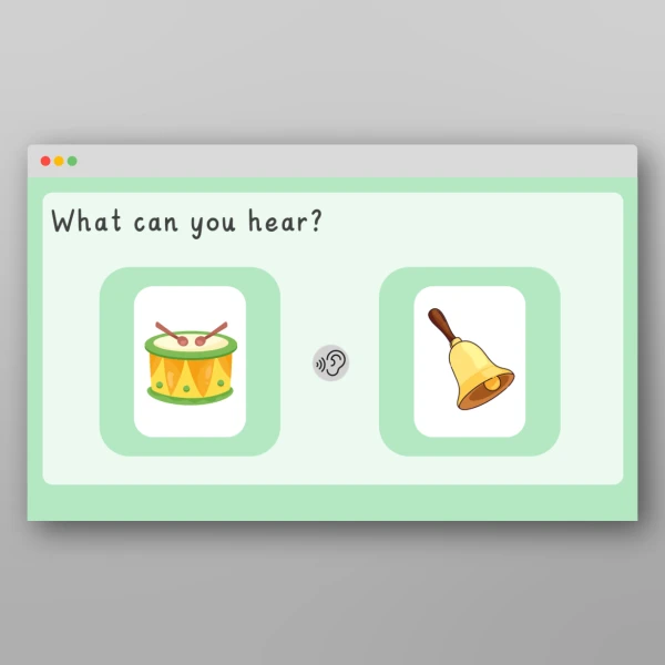 An image of the Phase 1 Phonics Environmental Sounds Instruments PPT Resource