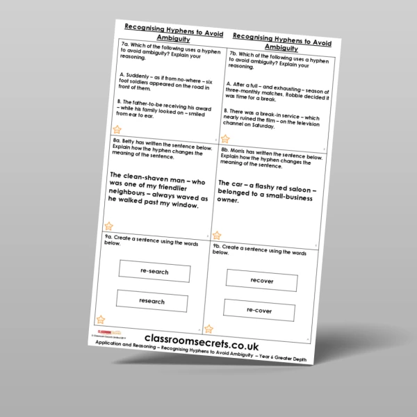 An image of the Free Recognising Hyphens to Avoid Ambiguity Application and Reasoning Resource