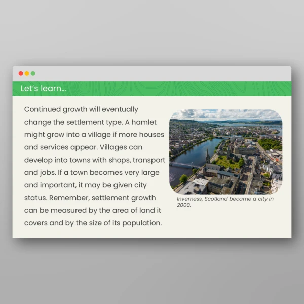 An image of the How Do Settlements Change Over Time? Geography PPT Resource