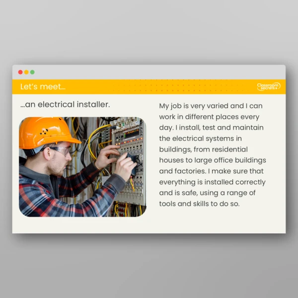 An image of the Lesson 5: What is the Job of a Switch? Investigation Resource