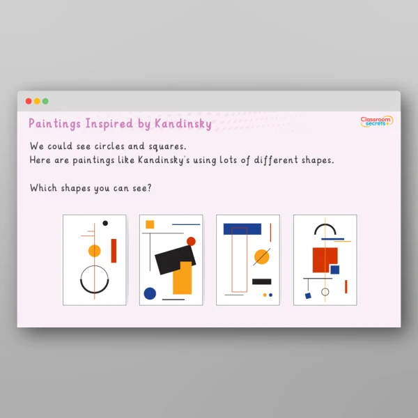An image of the Kandinsky Inspired Art Activity Resource