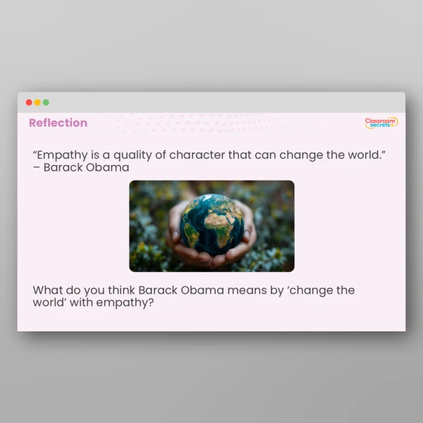 An image of the UKS2 Values - Empathy Resource