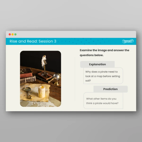 An image of the Rise and Read Pirates Resource