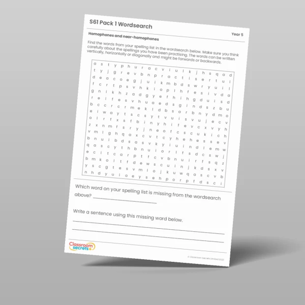 An image of the Summer 2 Week 1 Spelling - S61 Pack 1 - Homophones and near-homophones Resource