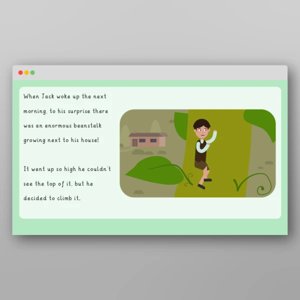 An image of the Jack and the Beanstalk Story ebook Resource