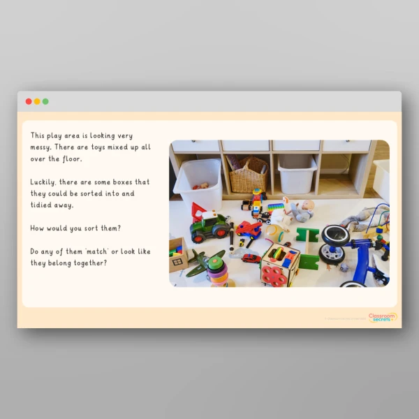 An image of the WR Maths Aligned Real-Life Maths Problems Match, Sort and Compare Resource