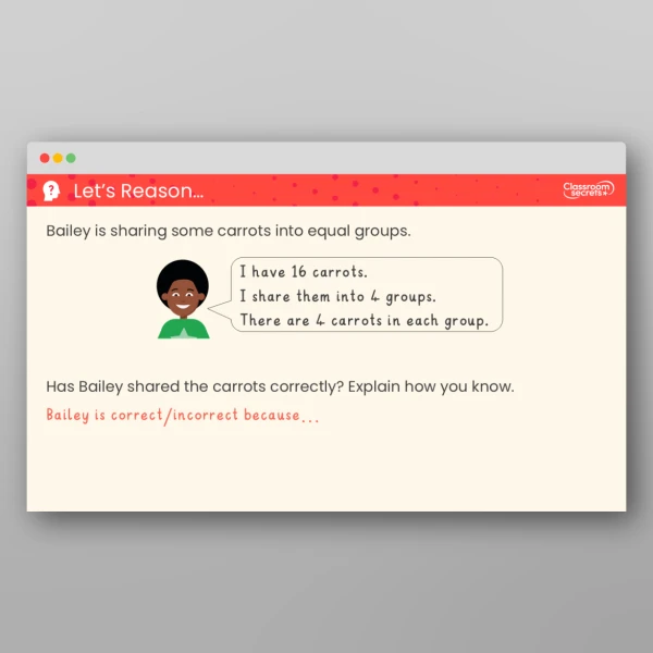 An image of the Make Equal Groups - Sharing Teaching PPT Resource