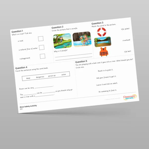 An image of the River Safety Activity Resource