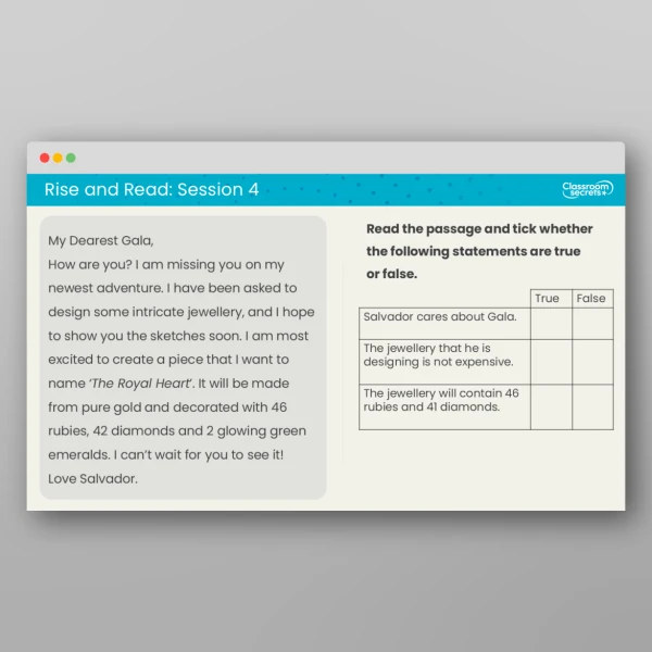 An image of the Rise and Read Dali Resource
