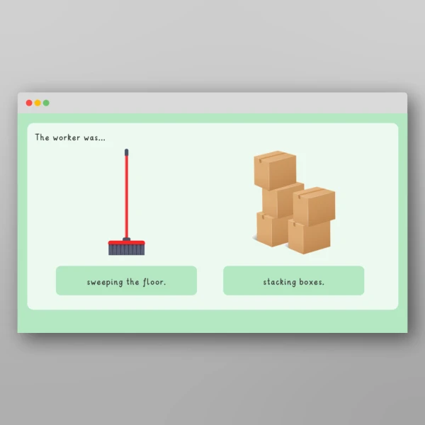 An image of the Phase 1 Phonics Environmental Sounds Sound Story Supermarket PPT Resource