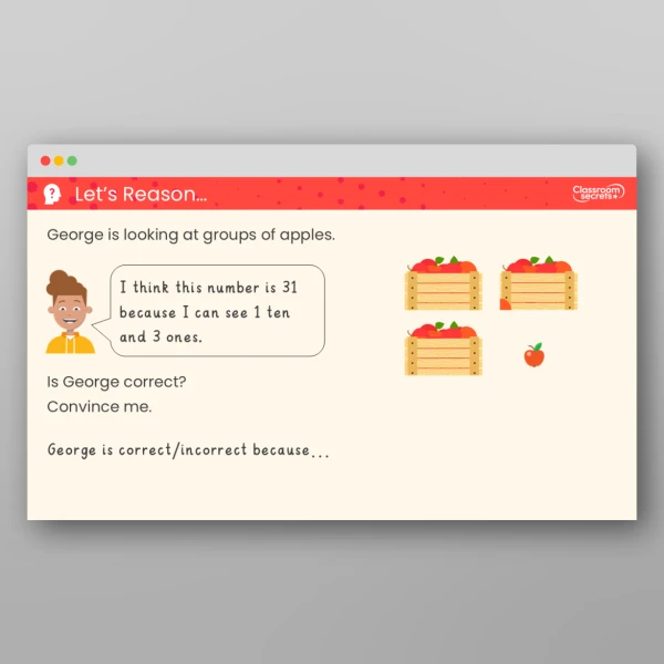 An image of the Groups of Tens and Ones Teaching PPT Resource