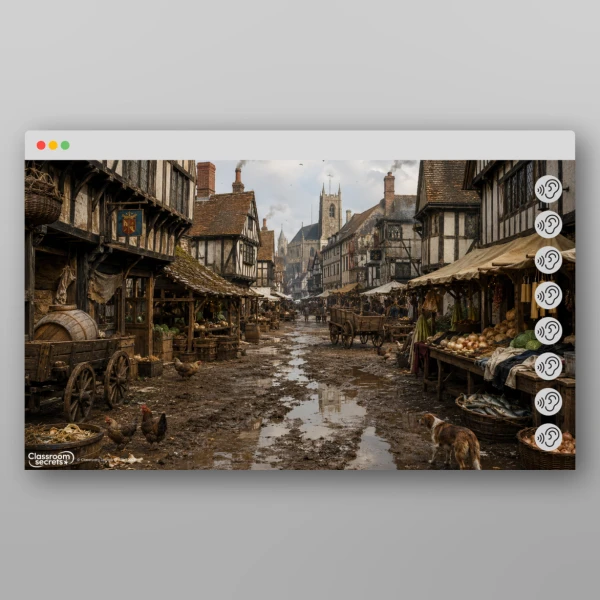 An image of the Time Travel Adventure - The Tudors Soundscape Resource