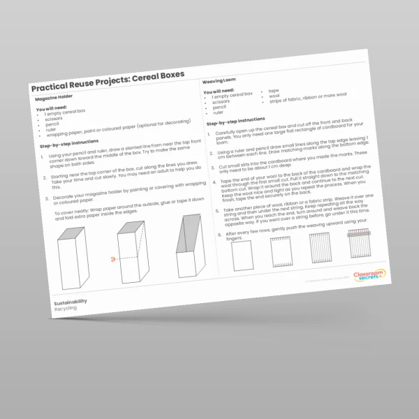 An image of the Free Practical Reuse Projects Resource