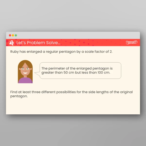 An image of the Use Scale Factors Teaching PPT Resource