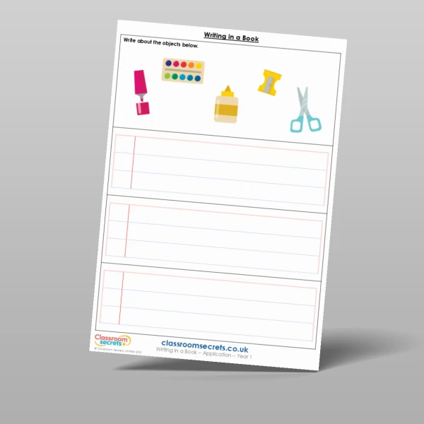 An image of the Writing in a Book Application Resource