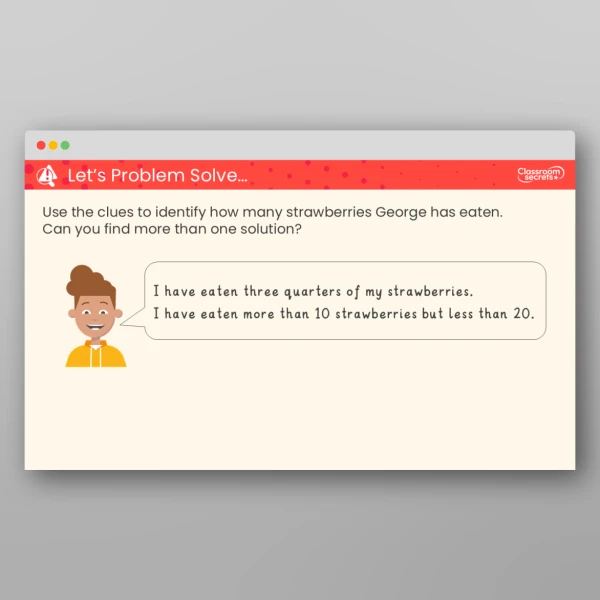 An image of the Find Three Quarters Teaching PowerPoint Resource