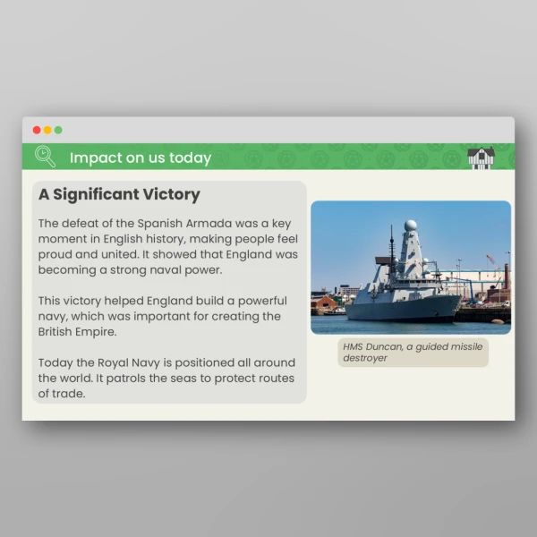 An image of the Lesson 5: What was the Spanish Armada? PPT Resource