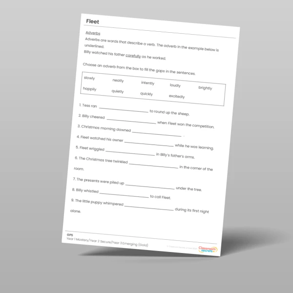 An image of the Fleet Gold Guided Reading Pack Resource