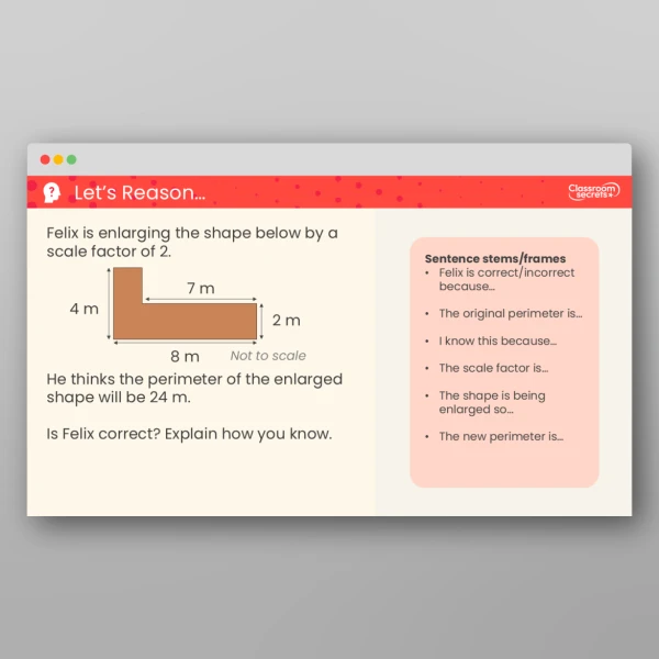 An image of the Use Scale Factors Teaching PPT Resource
