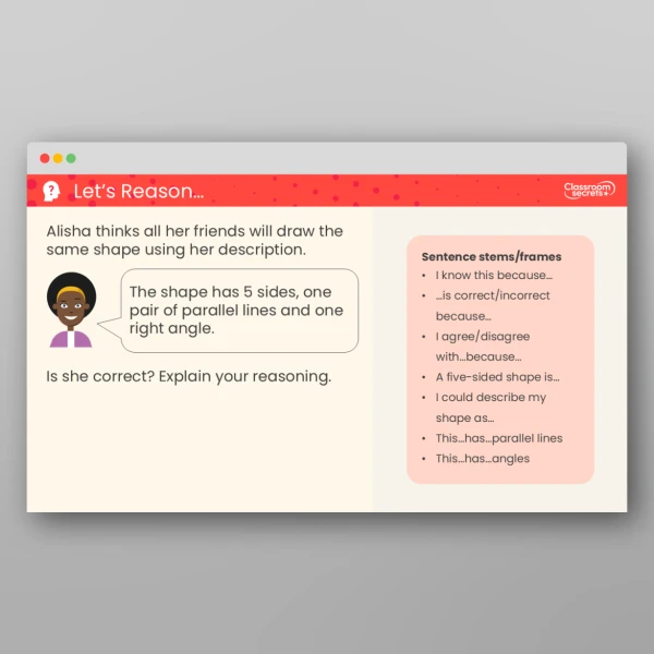 An image of the Draw Polygons Teaching PPT Resource