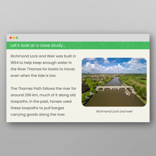 An image of the LKS2 How has the River Thames Changed Over Time? PPT Resource