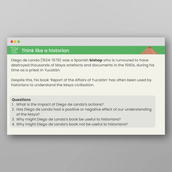 An image of the Lesson 1: What Was the Maya Civilisation? PPT Resource