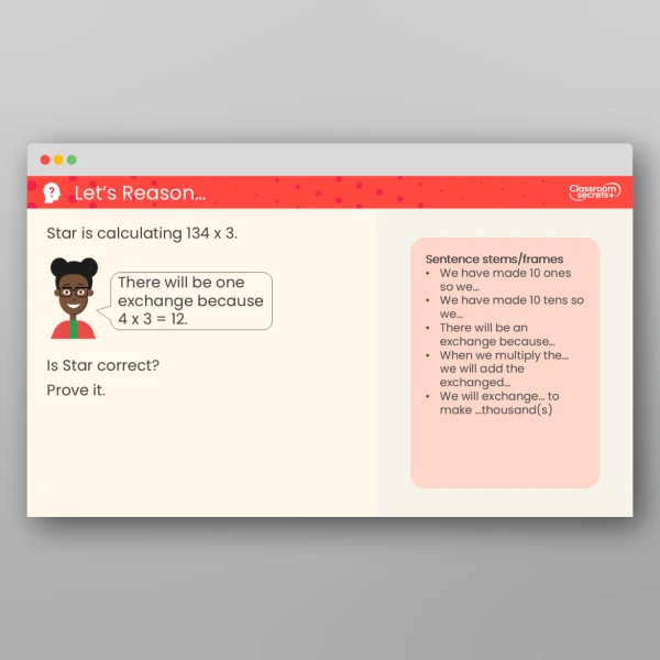 An image of the Multiply a 3-Digit Number by a 1-Digit Number Teaching PPT Resource