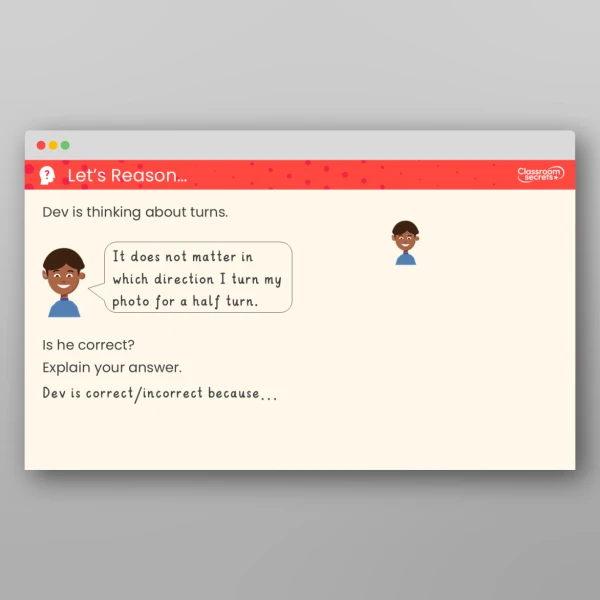 An image of the Describe Turns Teaching PPT Resource