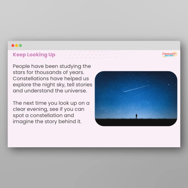 An image of the Constellations Whole School Assembly PPT Resource