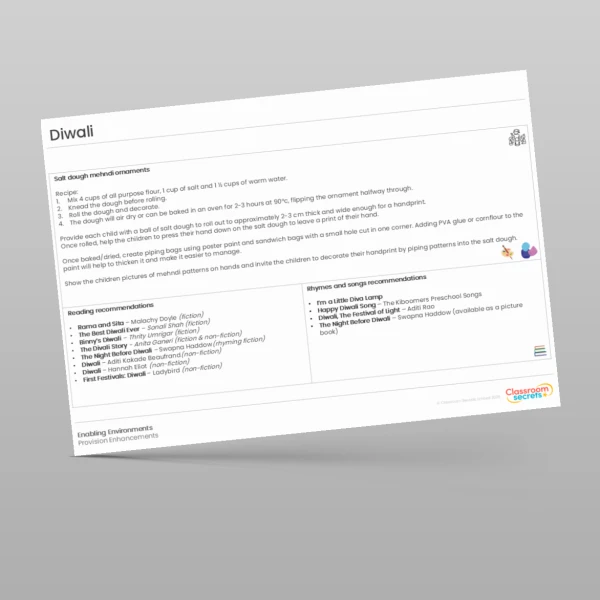 An image of the Diwali Provision Enhancements Resource