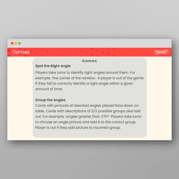 An image of the Introduce Angles Tutor PPT Resource
